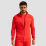 Felpa con Zip Limitless Hot Red - GymBeam S
