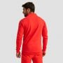Felpa con Zip Limitless Hot Red - GymBeam S