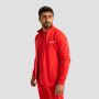 Felpa con Zip Limitless Hot Red - GymBeam S