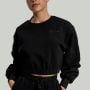 Felpa Cropped Lunar da Donna Black - STRIX L