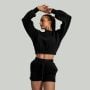 Felpa Cropped Lunar da Donna Black - STRIX L