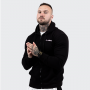 Felpa da uomo Zipper Hoodie Black - GymBeam M