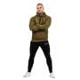 Felpa Athlete da Uomo Military Green Black - GymBeam XL