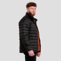 Piumino Puffer da Uomo Black/Orange - GymBeam M