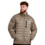 Piumino Puffer da Uomo Vetiver/Black - GymBeam XXL