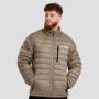 Piumino Puffer da Uomo Vetiver/Black - GymBeam XXL