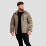 Piumino Puffer da Uomo Vetiver/Black - GymBeam XXL