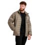 Piumino Puffer da Uomo Vetiver/Black - GymBeam XXL