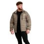 Piumino Puffer da Uomo Vetiver/Black - GymBeam XXL