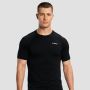 Maglietta da Uomo Pulse X Running Black - GymBeam XXL
