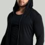 Felpa con Cappuccio e Zip MERINO I Black - STRIX L