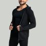 Felpa con Cappuccio e Zip MERINO I Black - STRIX L