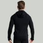 Felpa con Cappuccio e Zip MERINO I Black - STRIX L