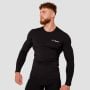 T-Shirt a Maniche Lunghe High Compression Black - GymBeam XXXL