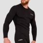T-Shirt a Maniche Lunghe High Compression Black - GymBeam XXXL