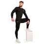 T-Shirt a Maniche Lunghe High Compression Black - GymBeam XXXL