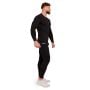 T-Shirt a Maniche Lunghe High Compression Black - GymBeam XXXL