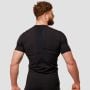 T-Shirt a Compressione Media Black - GymBeam XL