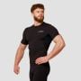 T-Shirt a Compressione Media Black - GymBeam XL