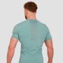 T-Shirt a Maniche Corte High Compression Blue - GymBeam M