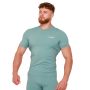 T-Shirt a Maniche Corte High Compression Blue - GymBeam M