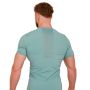 T-Shirt a Maniche Corte High Compression Blue - GymBeam M