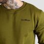 Felpa Basic da Uomo / Military Green - GymBeam L