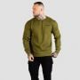 Felpa Basic da Uomo / Military Green - GymBeam L