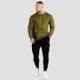 Felpa Basic da Uomo / Military Green - GymBeam L