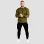 Felpa Basic da Uomo / Military Green - GymBeam L