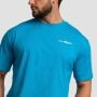 T-Shirt Oversize Limitless Aquamarine - GymBeam XXL