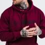 Felpa PRO Hoodie Burgundy - GymBeam XXL