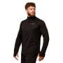 Felpa 1/2 Zip Pulse Running Black - GymBeam S