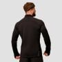Felpa 1/2 Zip Pulse Running Black - GymBeam S