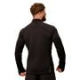 Felpa 1/2 Zip Pulse Running Black - GymBeam S