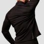 Felpa 1/2 Zip Pulse Running Black - GymBeam S
