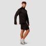 Felpa 1/2 Zip Pulse Running Black - GymBeam S