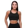 Reggiseno Sportivo Pulse Running Black - GymBeam XS