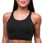Reggiseno Sportivo Pulse Running Black - GymBeam XS