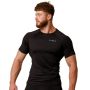 T-Shirt Pulse Running Black - GymBeam S