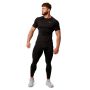 T-Shirt Pulse Running Black - GymBeam S