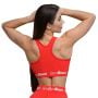 Reggiseno Sportivo da Donna Simple Rouge Red - GymBeam M