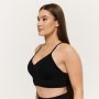 Reggiseno Sportivo Sculpt Seamless Black - GymBeam L
