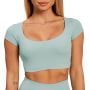 T-Shirt Cropped da Donna Sense Storm Blue - BeastPink M
