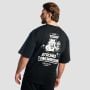 T-Shirt Boxy Shaker Black - GymBeam XL