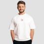 T-Shirt Boxy Shaker White - GymBeam L
