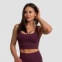 Reggiseno Sportivo Cut-Out Eggplant - GymBeam M