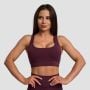 Reggiseno Sportivo Mesh Panel Eggplant - GymBeam XL