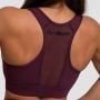 Reggiseno Sportivo Mesh Panel Eggplant - GymBeam XL