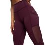 Leggings da Donna Mesh Panel Eggplant - GymBeam M